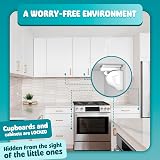 BooBoo Baby Magnetic Child Safety Cupboard Locks x4 + Key UK Award-Winning Brand view 4