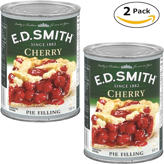 E.D.Smith Cherry Pie Filling, 540 ml, Pack of 2, Total 1080 ml … Amazon.ca Grocery