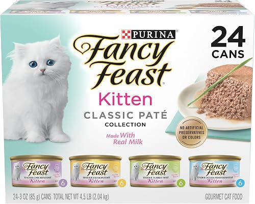 Purina Fancy Feast comida húmeda para gatitos, paquete variado de — Comida para gatos