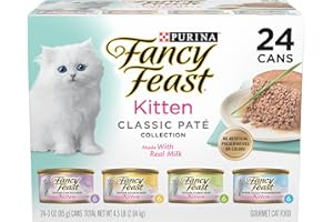 Purina Fancy Feast Wet Kitten Food Variety Pack, 3 oz cans, 24-Pack