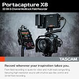 TASCAM Portacapture X8 Portable 6+2-Track 32-bit Float 192 kHz Recorder view 2