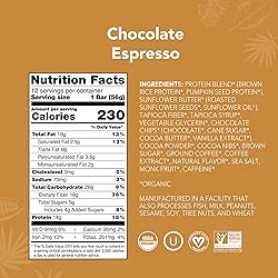 ALOHA Organic Plant Based Protein Bars - Chocolate