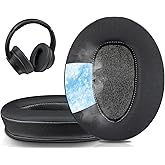 SOULWIT Cooling Gel Replacement Ear Pads for Sony WH-CH700N/MDR-ZX780/MDR-ZX770/MDR-10R Over-Ear Headphones, Earpads Cushion with High Density Foam - Black