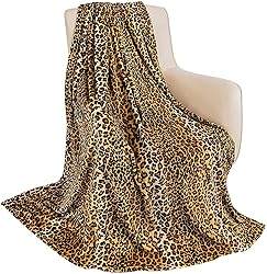 MACEVIA Flannel Fleece Twin Blanket for