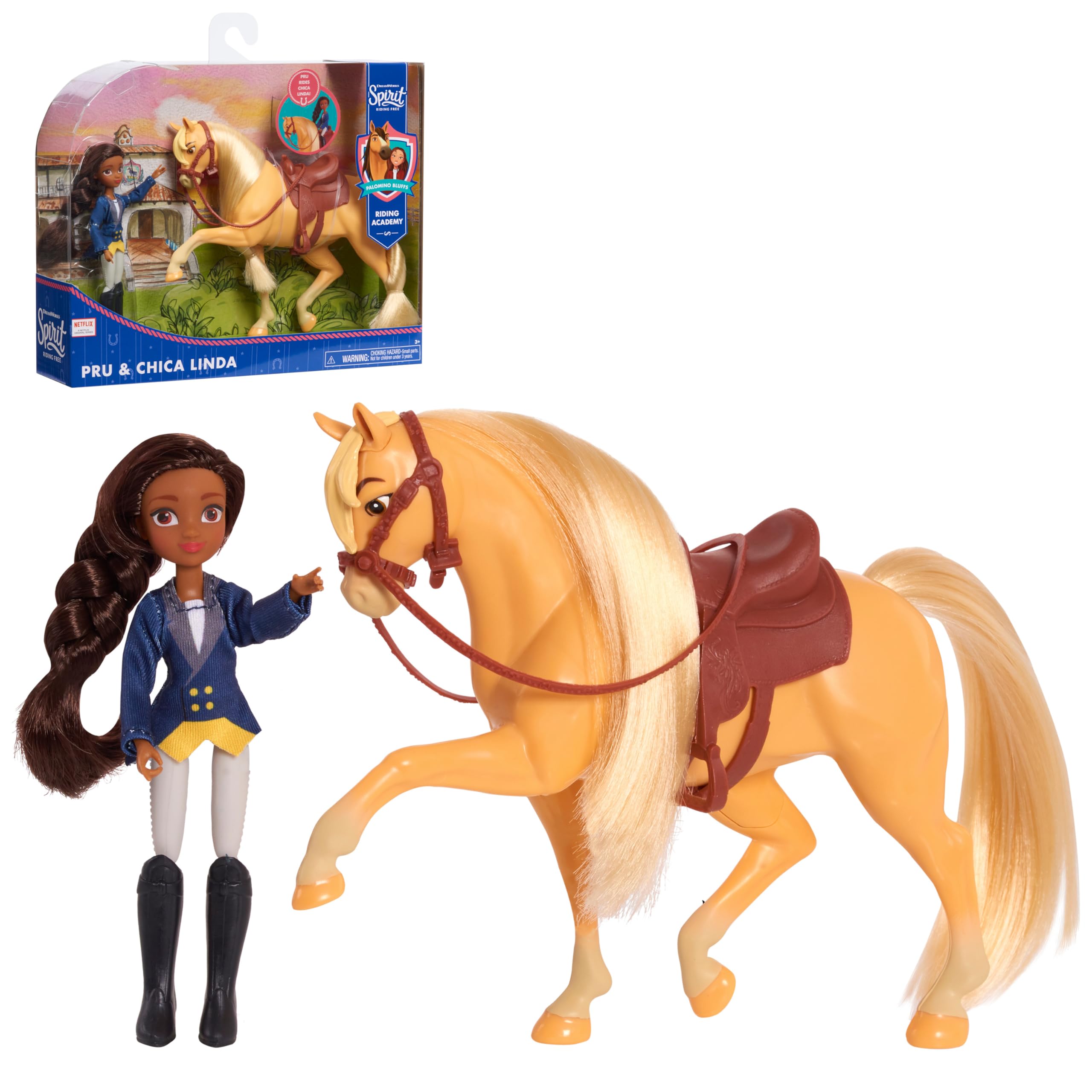 JP Spirit JPL39768 Spirit Small Doll & Horse - Pru & Chica Linda