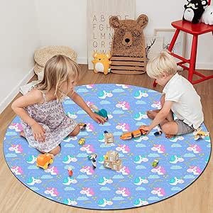 Amazon.com: Non-Slip Area Rugs Room Mat- Unicorn Home ...