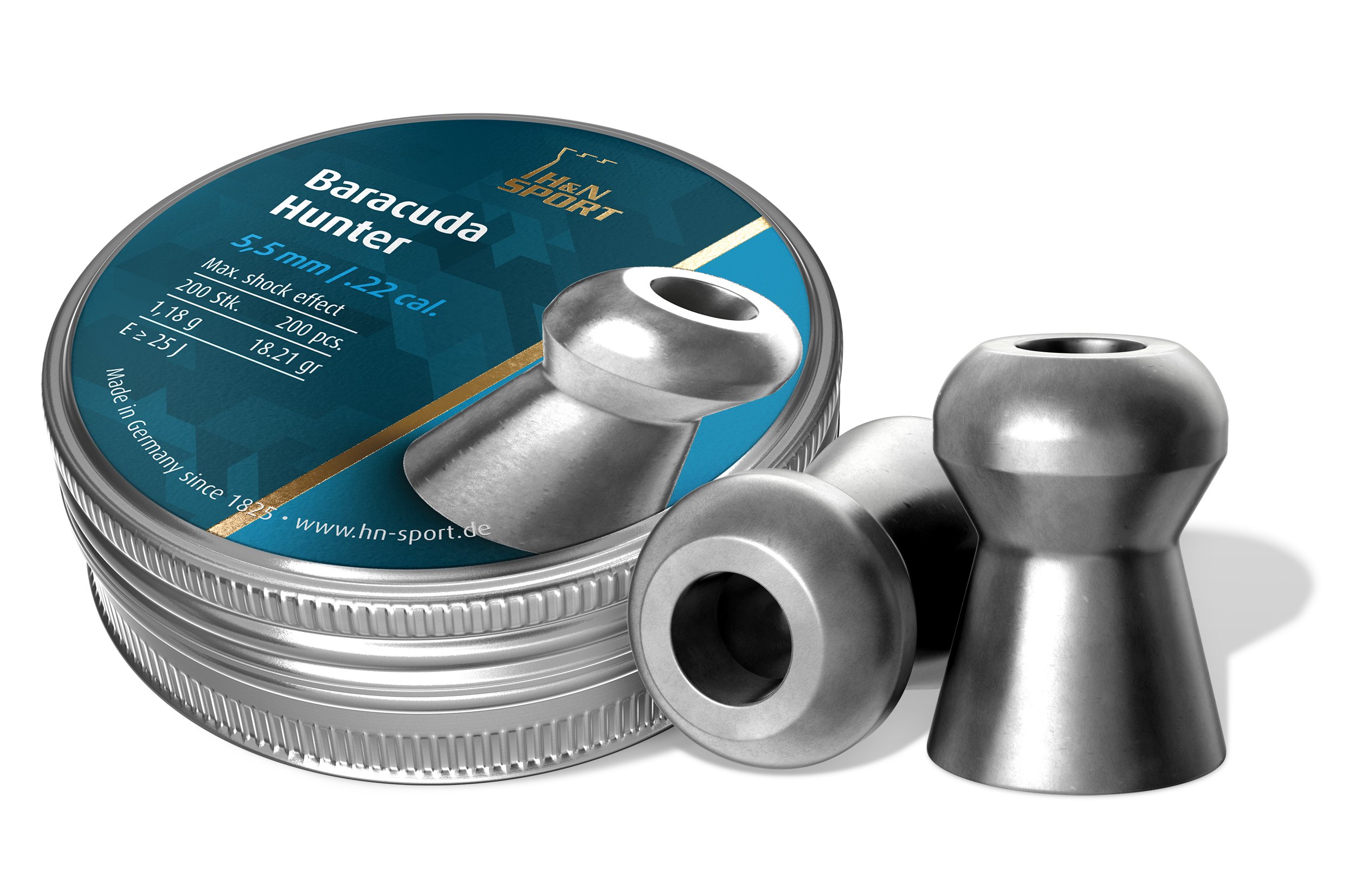 H&N Baracuda Hunter .22/5.50 mm airgun pellets