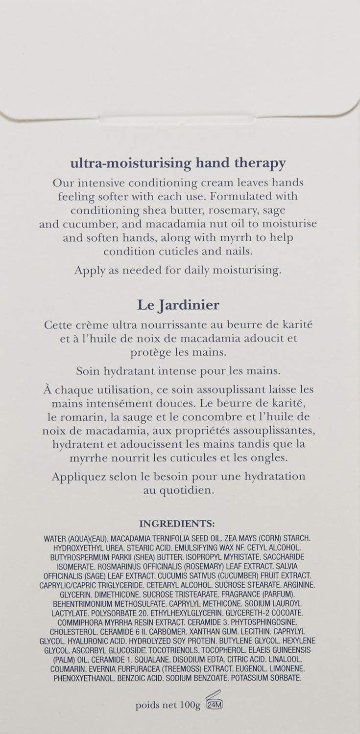 Crabtree & Evelyn Gardeners Ultra-Moisturising Hand Cream Therapy, 3.5 oz : Beauty