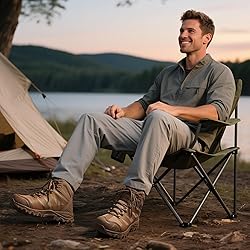 NORTIV 8 Men's Ankle High Waterproof Hiking Boots