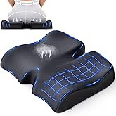 Benazcap 2026 Upgraded Large Thickened Seat Cushion for Wheelchair/Office Chairs, Wheelchair Cushion/Desk Chair Cushions/Offi