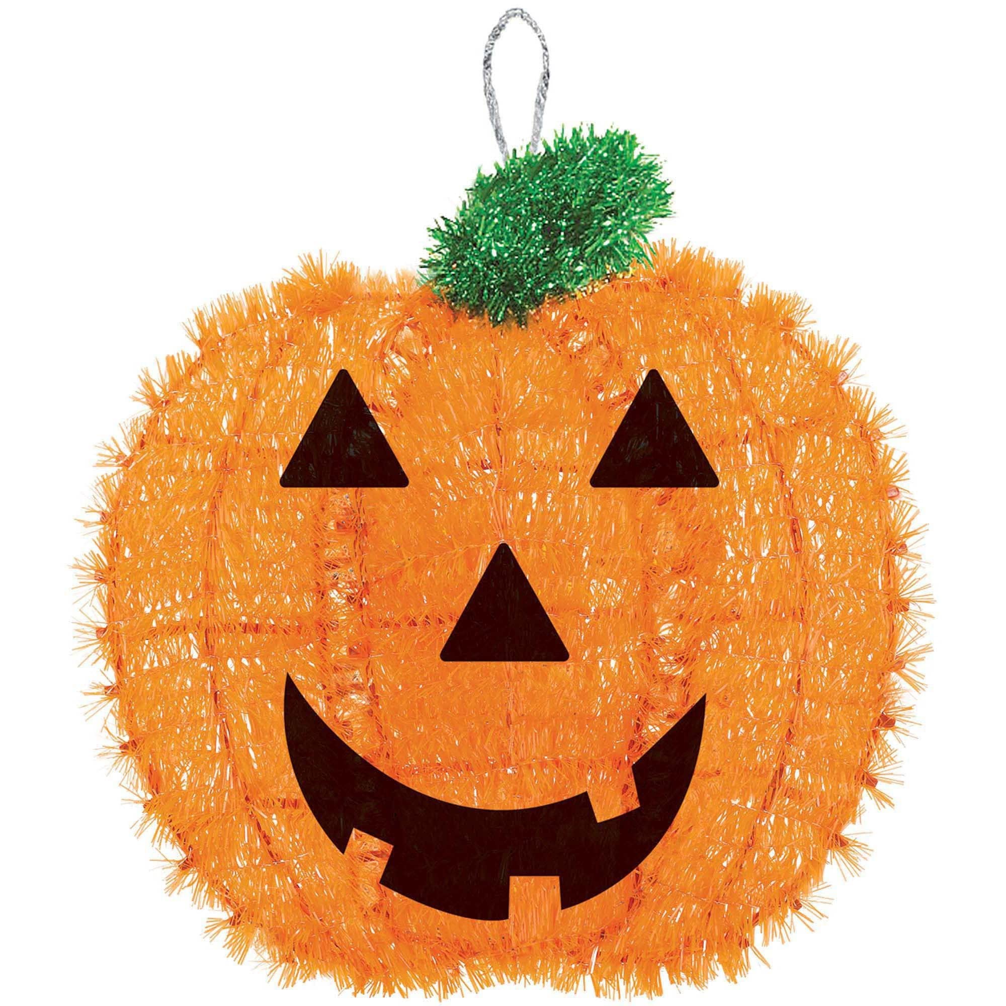 Amscan 240347 - Halloween Pumpkin Tinsel Hanging Decoration - 33cm x 30cm