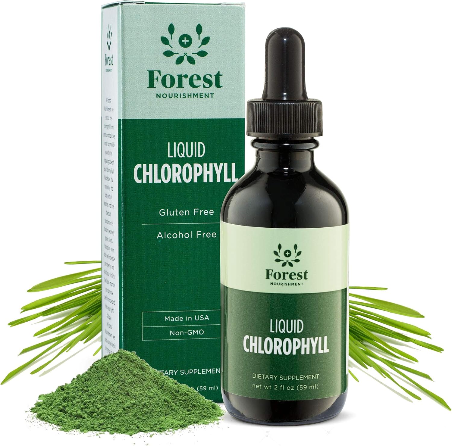 Liquid Chlorophyll Drops-Dietary Supplement| 2 Fl Oz| All ... Liquid Chlorophyll Drops-Dietary Supplement| 2 Fl Oz| All ...