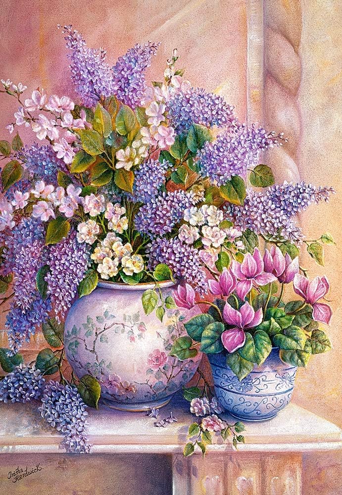 CastorlandLilac Flowers Jigsaw Puzzle