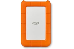 LaCie Rugged USB-C 5TB External Hard Drive Portable HDD – USB 3.0, Drop Shock Dust Rain Resistant Shuttle Drive, for Mac and 