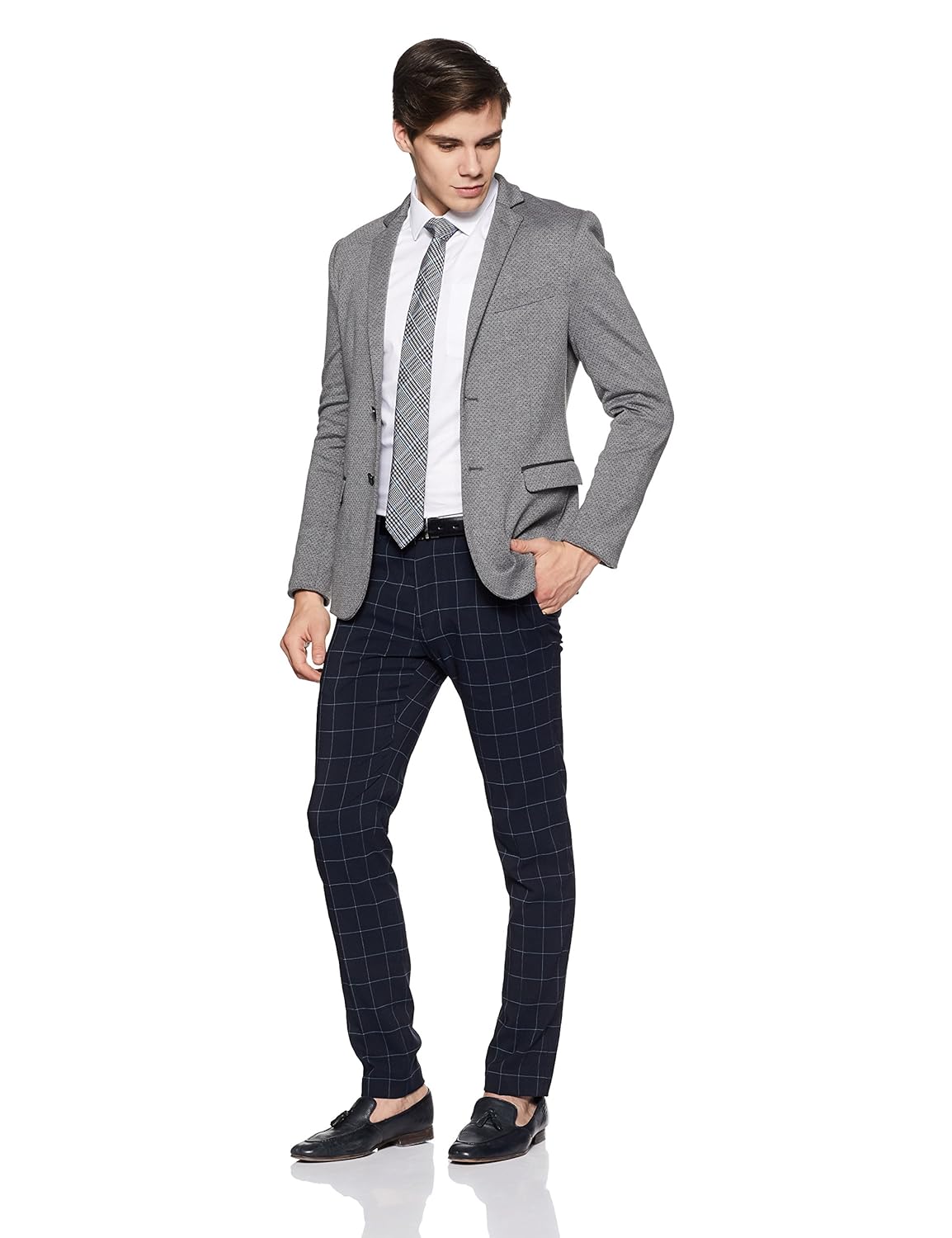 arrow men's solid slim fit formal shirt