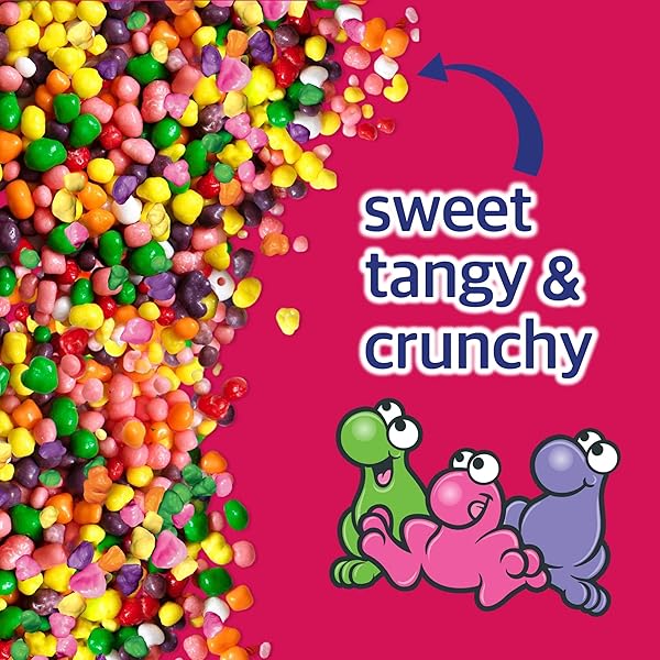 NERDS CANDY, DUAL VARIETY PACK, GRAPE & STRAWBERRY, WATERMELON & CHERRY, CRUNCHY FRUITY CHEWS, 9.9 OZ (PACK OF 6)