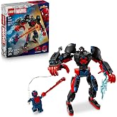 LEGO Marvel Miles Morales Mech vs. Spider-Man 2099 76337 | Building Toys for Boys &amp; Girls, Ages 6+, Super Hero Mech for Pretend Play, 2 Minifigures, 135 Pieces, Gift for Birthdays