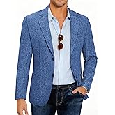 COOFANDY Mens Casual Blazer Slim Fit Sport Coat Lightweight Two Button Suit Jackets