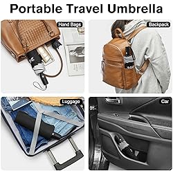 G4Free Eco Windproof Travel Umbrella for Rain