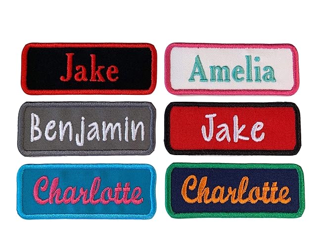 Name Patch Personalized Tag For Backpacks, Uniforms
