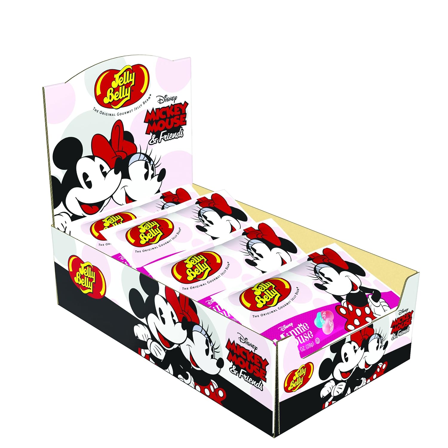 Jelly Belly Minnie Mouse Jelly Beans, Assorted Flavors, 1-oz, 24 Pack