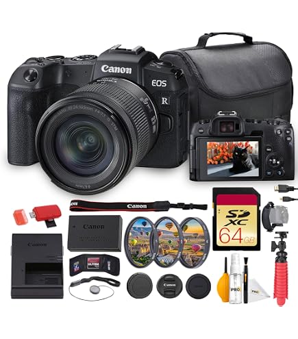 Amazon.com : Canon EOS RP Camera Bundle with 24-50mm + 420-800mm