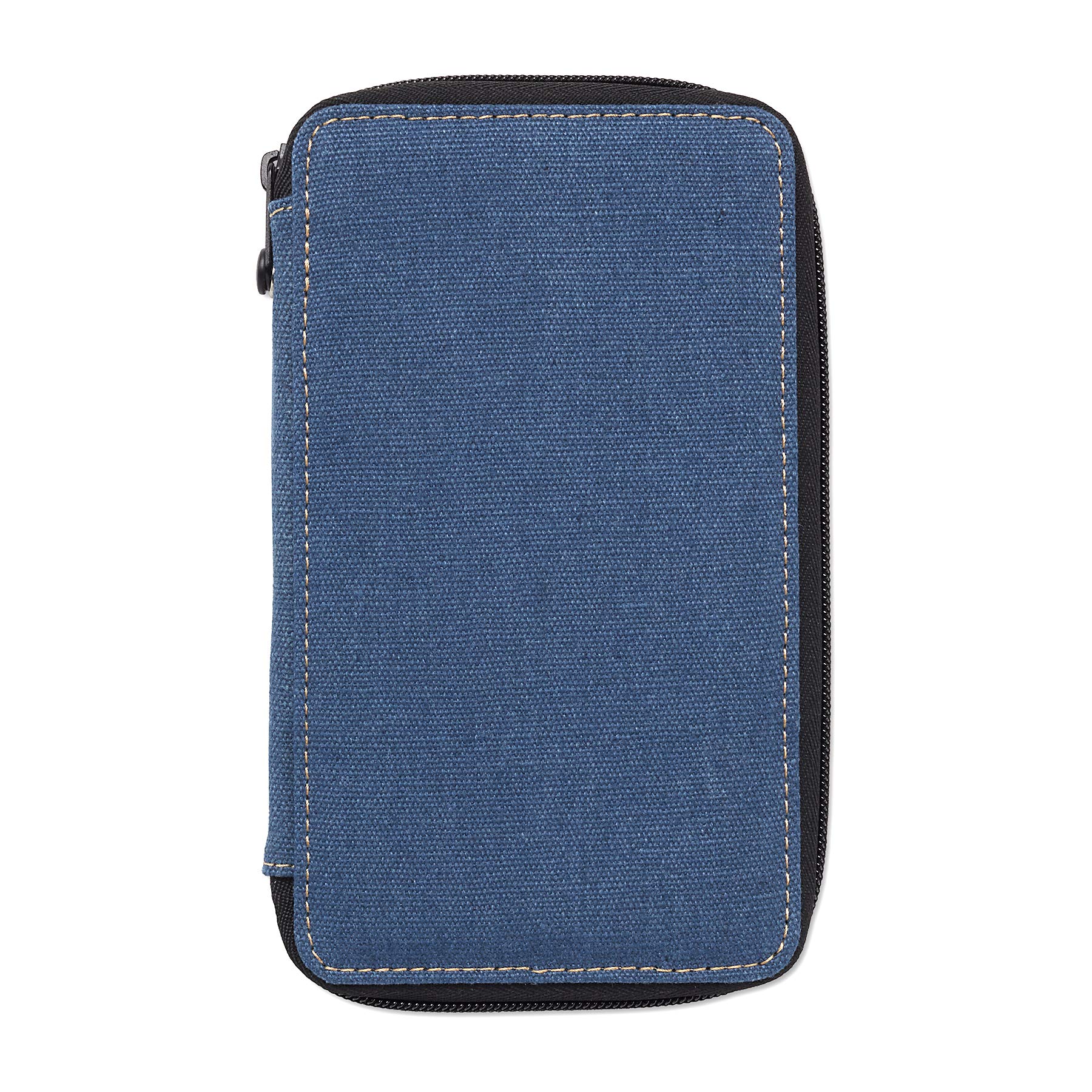Speedball Canvas Pencil And Accessory Case, 24 Pencil Capacity, Denim, Organiser Pen, Marker, Pencil Case, For Home, School, Art Studio, Travel Art, Stationery Set Essential, Boys, Girls