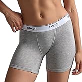 Woxer Boxer Shorts for Women - 5" Baller Boy Shorts Underwear, Soft Modal, Chafe Free - Breathable & Moisture-Wicking