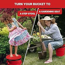 5 Gallon Bucket Seat for Yeti, Swivel Lid With