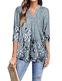 Gaharu Spring Tops for Women 2021 3/4 Sleeve Career