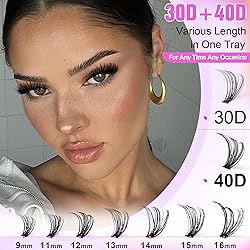 Pawotence Lash Extension Kit DIY 280pcs Individual