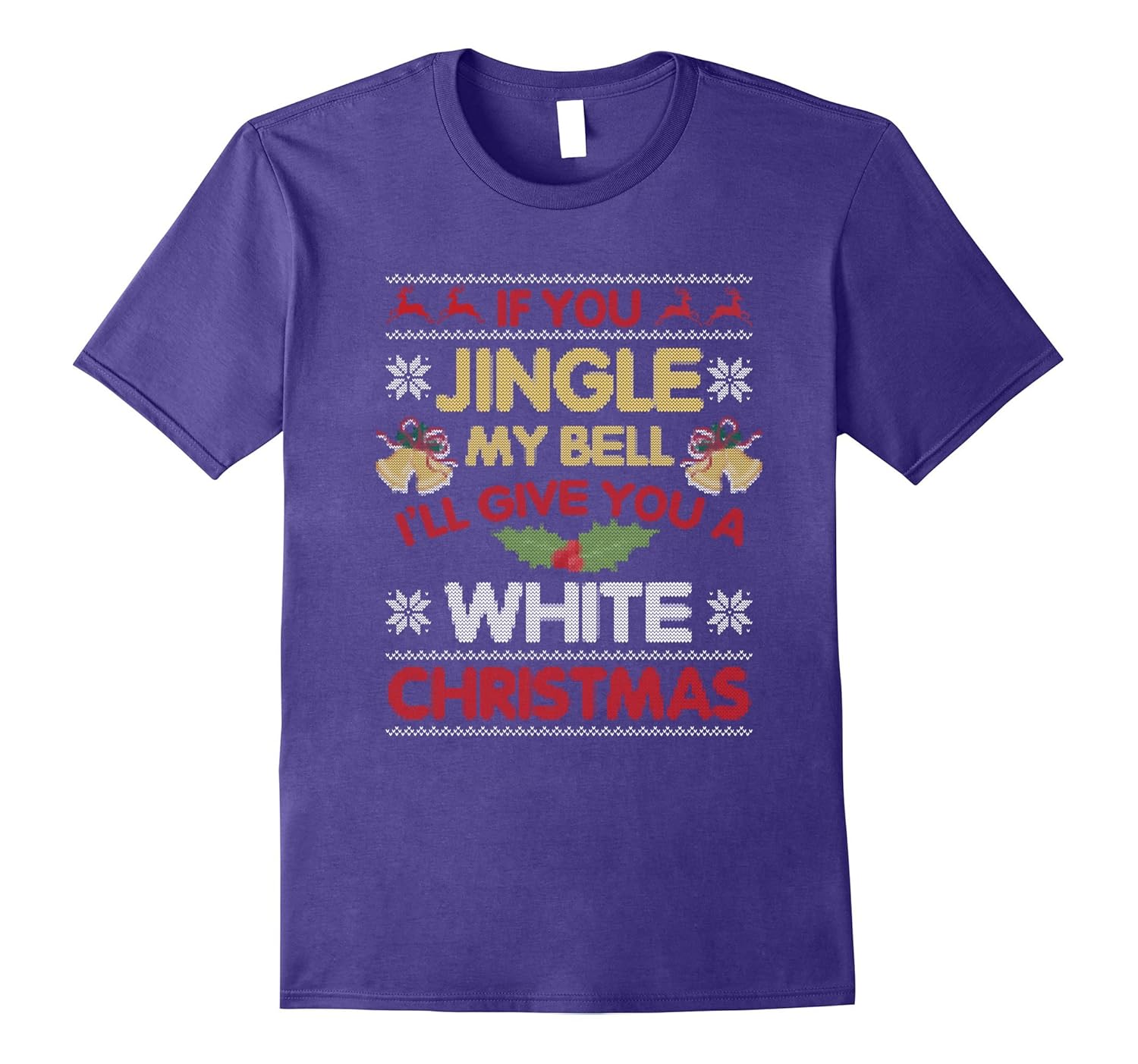 Mens Jingle my Bells Funny Adult Christmas T-shirt-ANZ