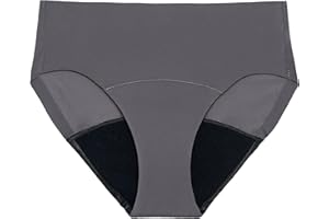 Thinx Period Underwear, Breathable Hip Huggers, Holds Up to 12 Regular Tampons, FSA HSA Approved Period Panties, All-Day Absorbency Menstrual Underwear for Women, Leakproof & Reusable, Slate/1 Pack/M