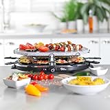 Giles & Posner Electric Stone Raclette Grill 8-Person 1200 W view 4