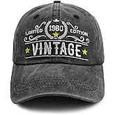 95th 85th 75th 65th 55th 45th 35th Birthday Gifts for Men Women, Vintage 1930 1940 1950 1960 1970 1980 1990 Hat