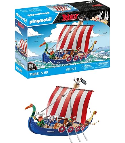 Amazon.com: Playmobil 70810 PlayMO-Friends Viking, Fun Imaginative