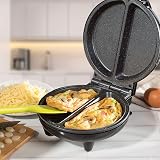 Trendi Non-Stick Omelette Maker 750W Dual Plates Easy Clean view 2