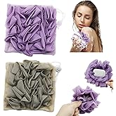 2 in 1 Loofah Cloth 2PCS Soap Bar Loofah, Remove The Cuticle, Clean and Smooth Skin, Suitable for Bath Shower