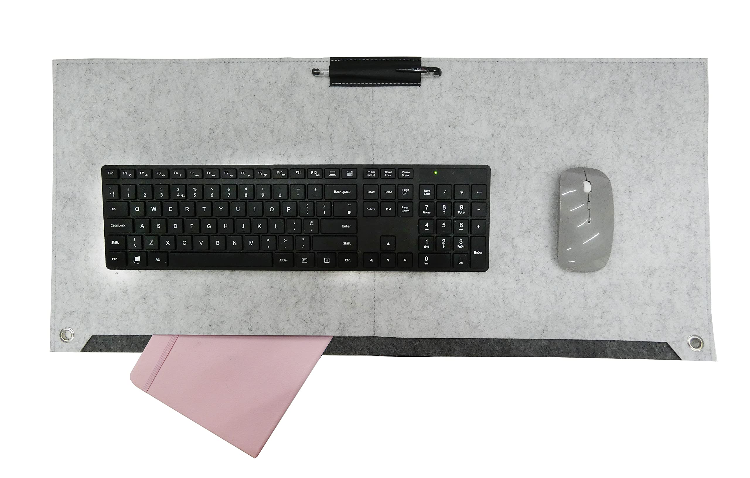 Accuratus Felt Desk Mouse Pad (Light Grey)