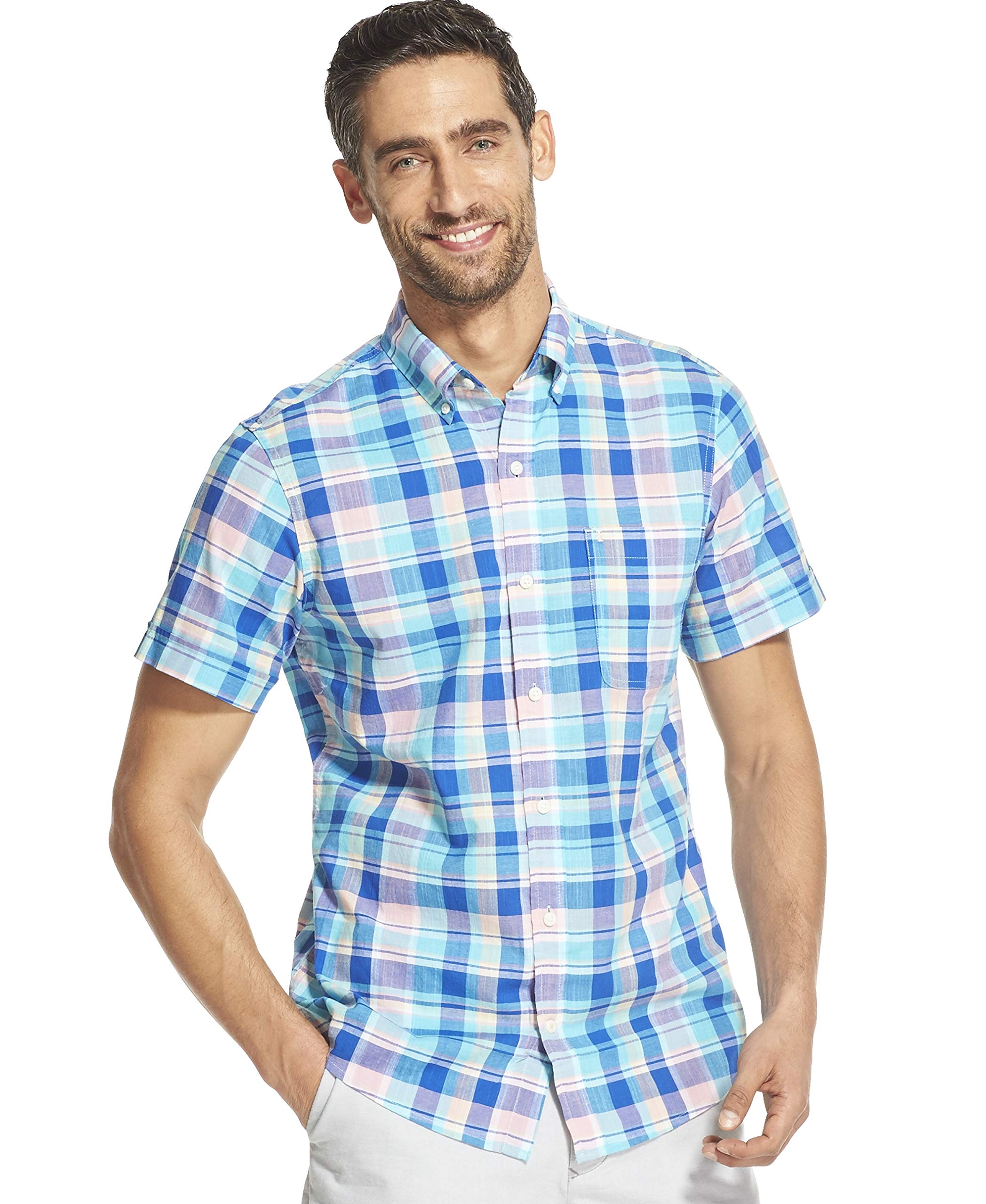 IZOD Men's Saltwater Dockside Chambray 