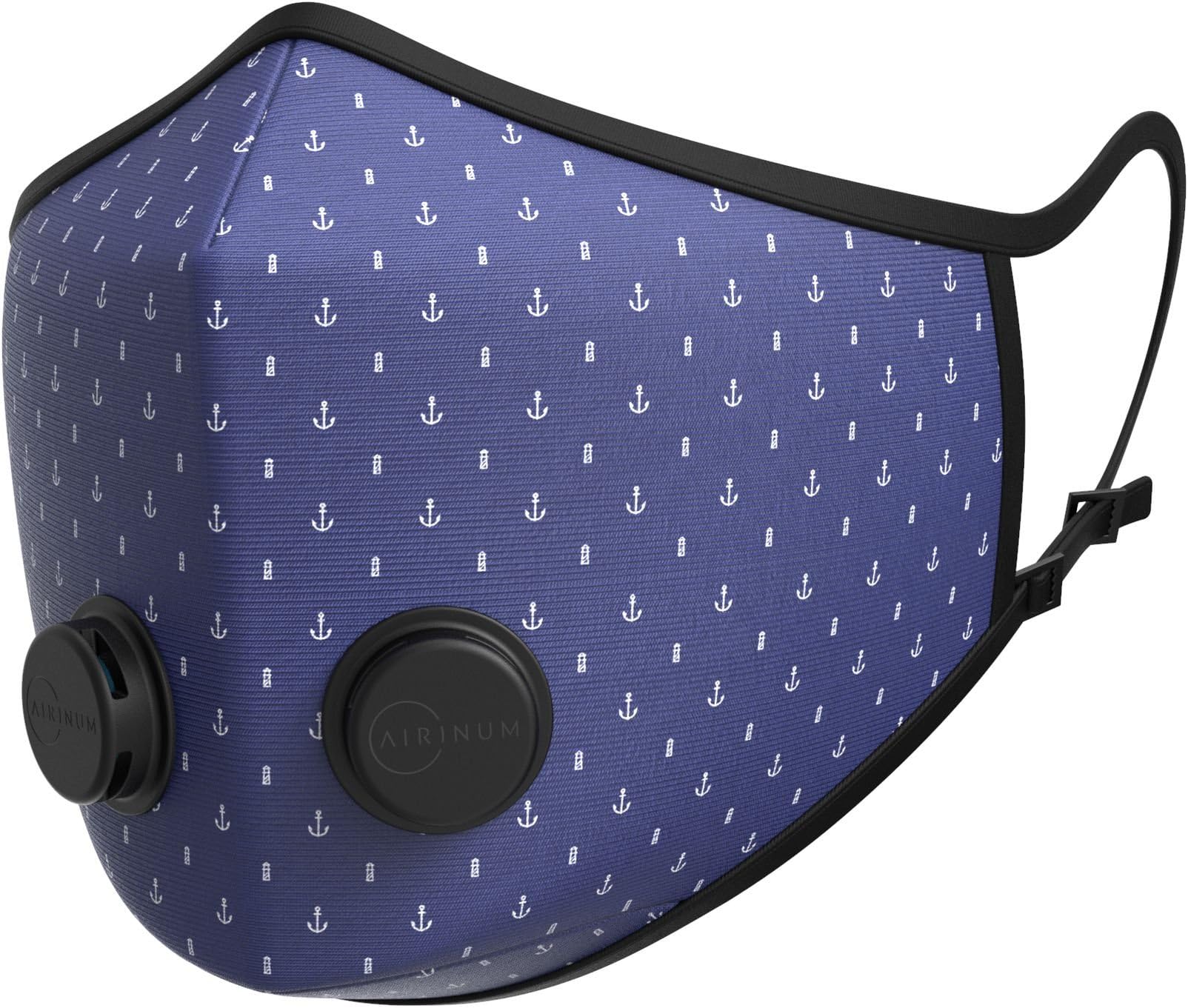 Airinum Urban Air Mask 1.0 Limited – S/S Blue XS | Reusable & Adjustable Mask That Protects Against Air Pollution, PM2.5, Smog, Dust | for Outdoor Activities, Cycling, Travel