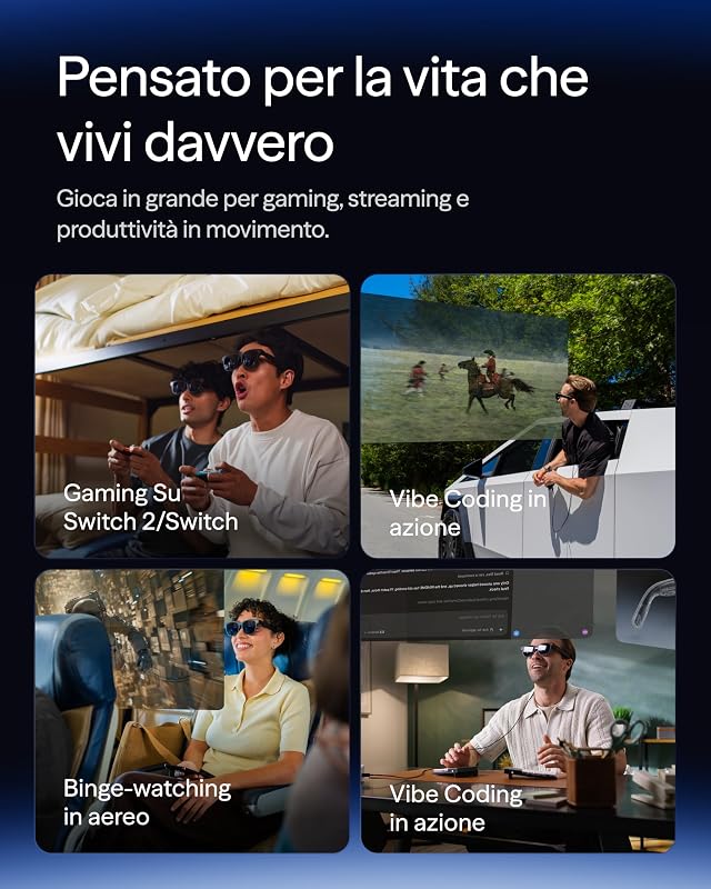 Pro 2 Occhiali XR/AR – UltraClarity 3.0 120 Hz, 1600 nits, 50° FOV — foto 7 di 8