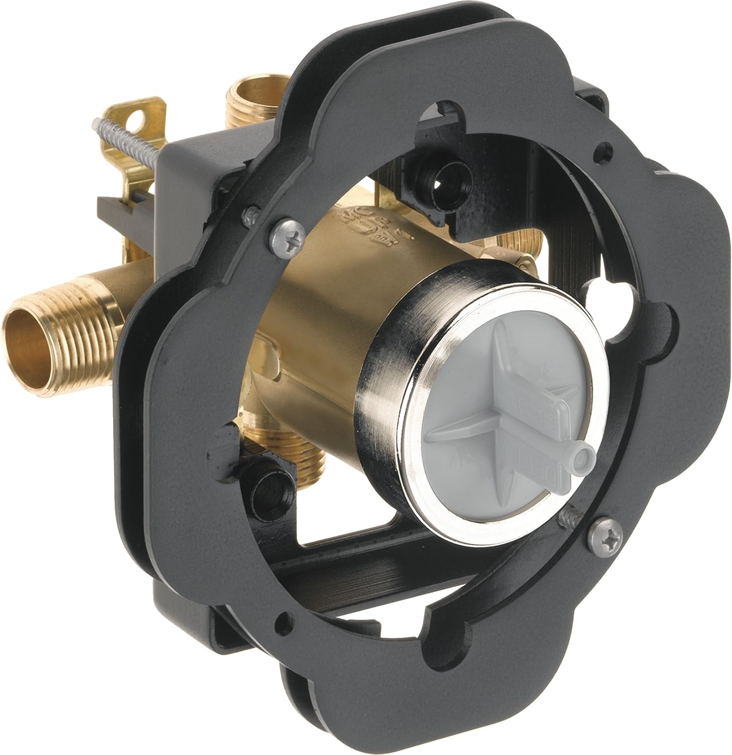 Delta Faucet R10000-UNWSHF MultiChoice Universal Shower Valve Body for Shower Faucet Trim Kits (with Screwdriver Stops) - Faucet Valves - 