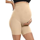 XNHAN Secret Fit Shaper Panty - Seamless Maternity Shapewear for Dress, Belly Support, Prevent Thigh Chaffing, S-XXXL