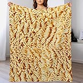 Ramen Noodles Throw Blanket for Teens Boys Girls and Adults Soft Warm Cozy Funny Midweight Food Flannel Blankets for Couch Sofa Bed Camping Travel Home Decor 40" X 50"