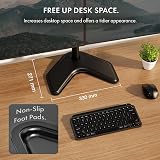 VonHaus Dual Monitor Stand 13-32 inch Full Motion VESA 75x75 100x100 view 3