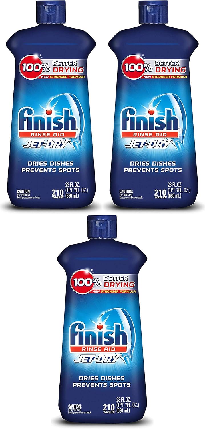 Finish JetDry Rinse Aid, 23oz, Dishwasher Rinse Agent