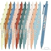 Sayglossy 100 Pcs Motivational Awesome Attendance Pens Bulk Back to School Gifts for Student Teacher Inspirational Ballpoint Pens Retractable Employee Coworker Gifts, Office Classroom Award Supplies