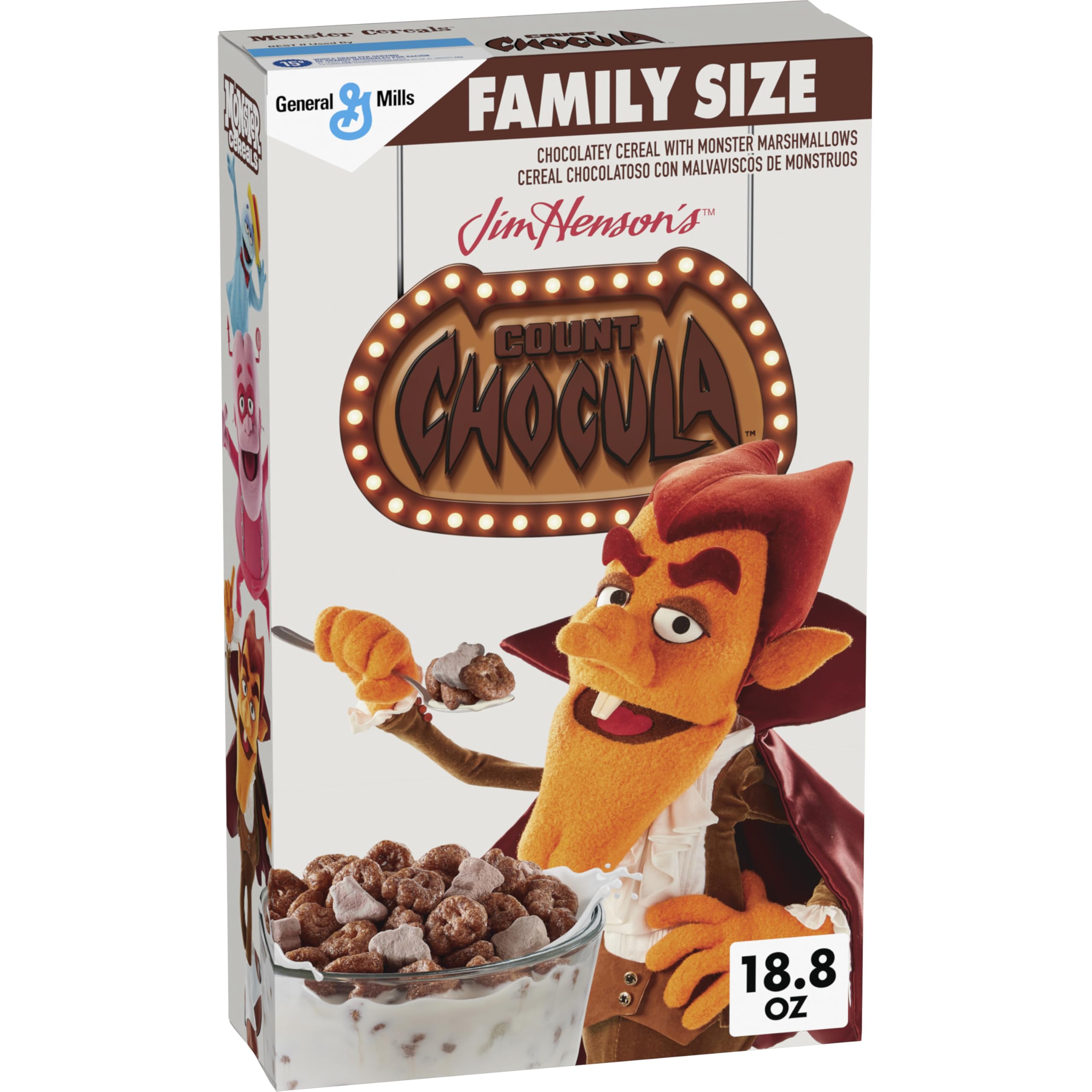 Count Chocula Cereal with Monster