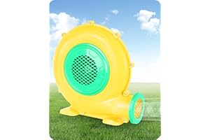 Step4Fun Bounce House Air Blower for Inflatables, 480 Watt ETL Certified Electric Blower, Perfect for Inflatable Bounce House Water Slide and Bouncy Castle Indoor & Outdoor Yellow